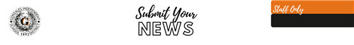 Staff submit your news